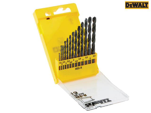 DEWALT DT5912 HSS Jobber Drill Bit Set, 13 Piece