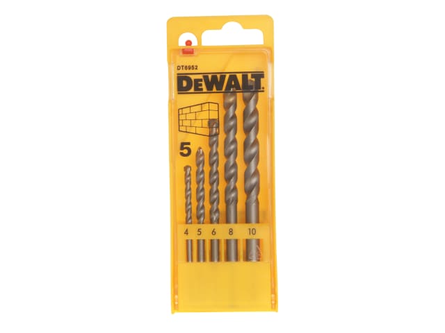 DEWALT Masonry Drill Set. 5 Piece