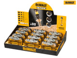 DEWALT Display of 12 Flex Torque Impact Bit Sets, 32 Piece