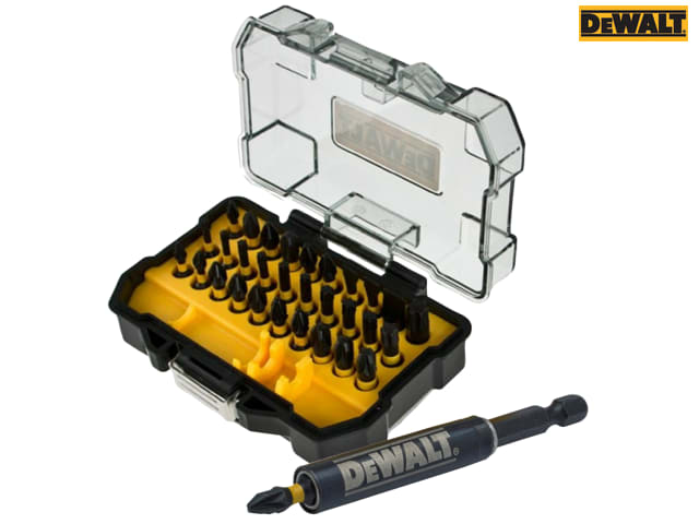 DEWALT Display of 12 Flex Torque Impact Bit Sets, 32 Piece