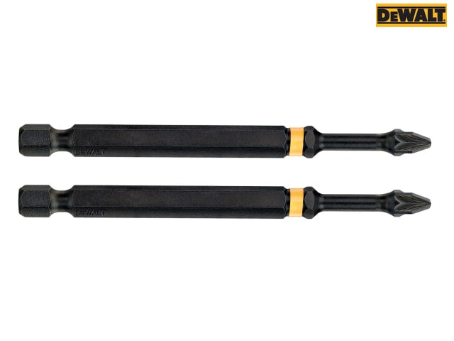 DEWALT Extreme Impact Torsion Bits PZ2 x 85mm (Pack 2)