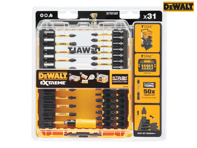 DEWALT DT70739T FLEXTORQ Screwdriving Set, 31 Piece