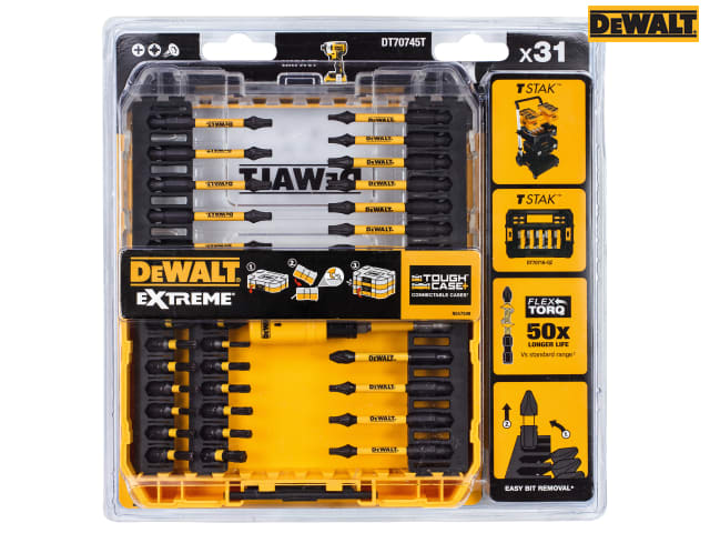 DEWALT DT70745T FLEXTORQ Screwdriving Set, 31 Piece