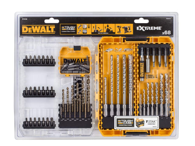 DEWALT DT70760 Mixed Drill & Bit Set, 68 Piece