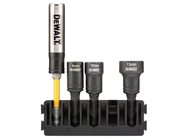 DEWALT 5pc Bit Bar Nutdriver 8mm, 10mm & 13mm