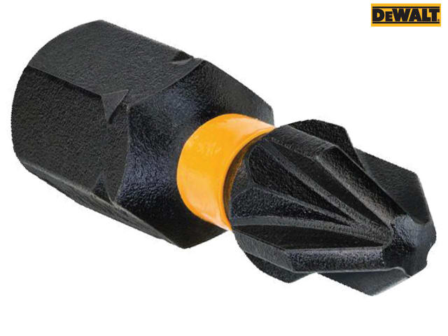 DEWALT Extreme Impact Torsion Bits PZ2 x 25mm (Pack 5)