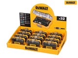 DEWALT Screwdriver Bit Set 32 Piece Merchandiser of 12