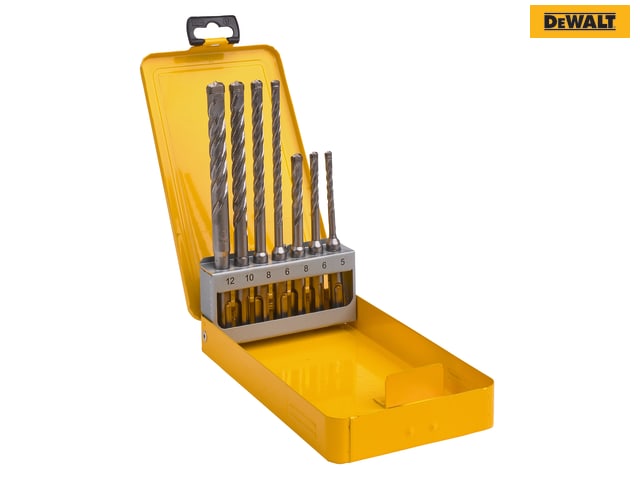 DEWALT Elite Series Carbide SDS+ 7pc Drill Bit Set