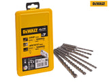 DEWALT Elite Series Carbide SDS+ 7pc Drill Bit Set