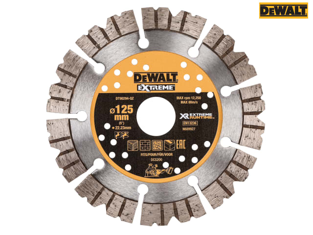 DEWALT DT90294 Extreme Diamond Cutting Blade 125 x 22.23mm