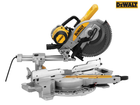 DEWALT DWS727 XPS Double Bevel Slide Mitre Saw 250mm 1675W 110V