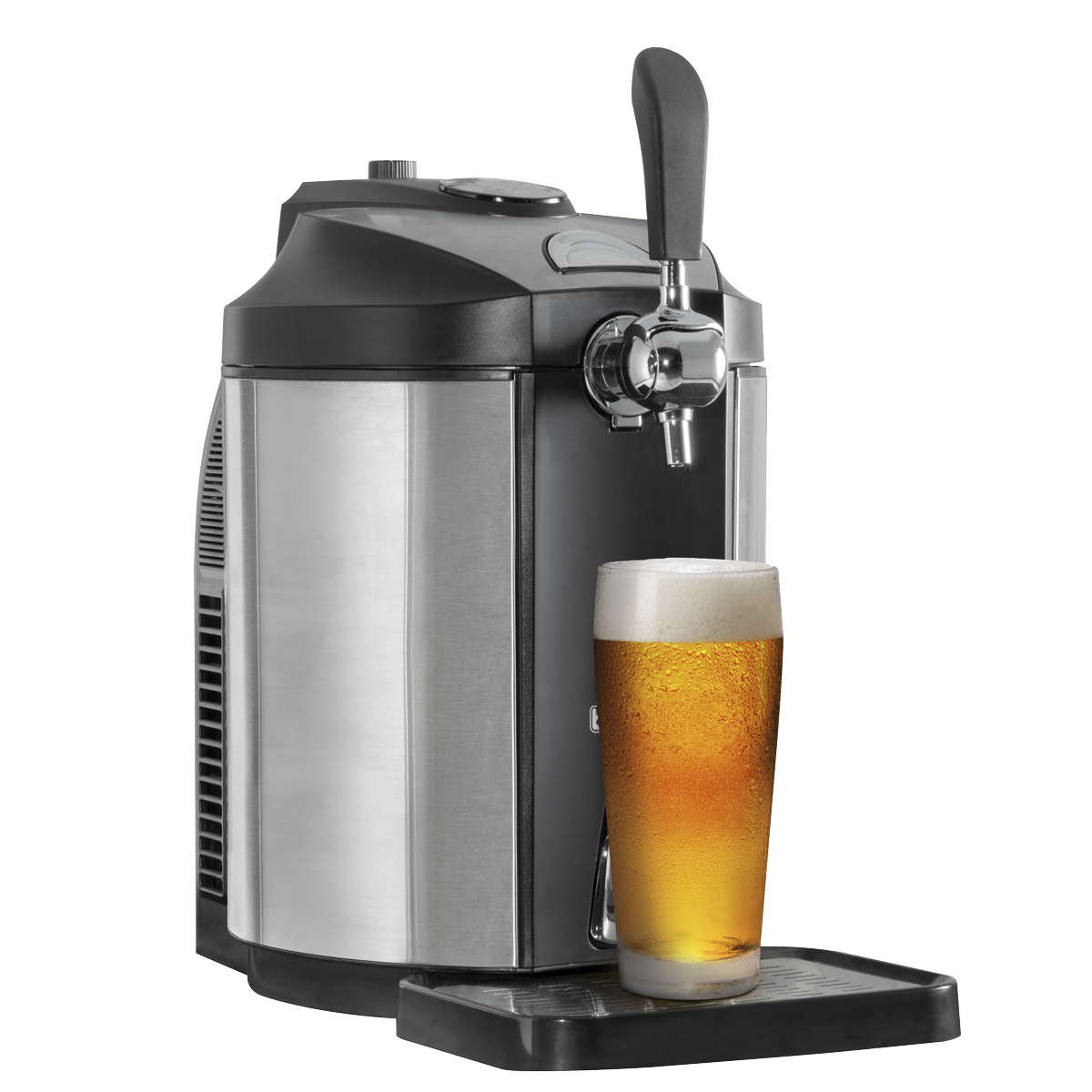 Sealey Baridi 5L Mini Keg Draft Beer Dispenser Tap 4°C Integrated Cooling