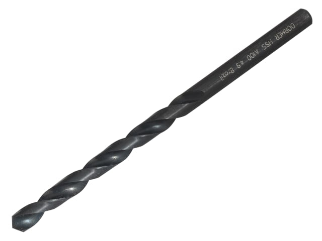 Dormer A100 HSS Jobber Drill Bit 4.90mm OL:86mm WL:52mm