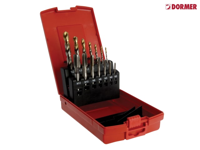 Dormer A002 Drills & E500 HSS MC Tap Set