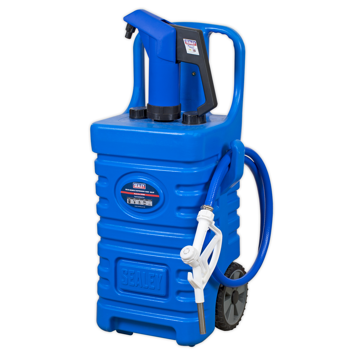 Sealey Mobile Dispensing Tank 55L with AdBlue® Pump - Blue