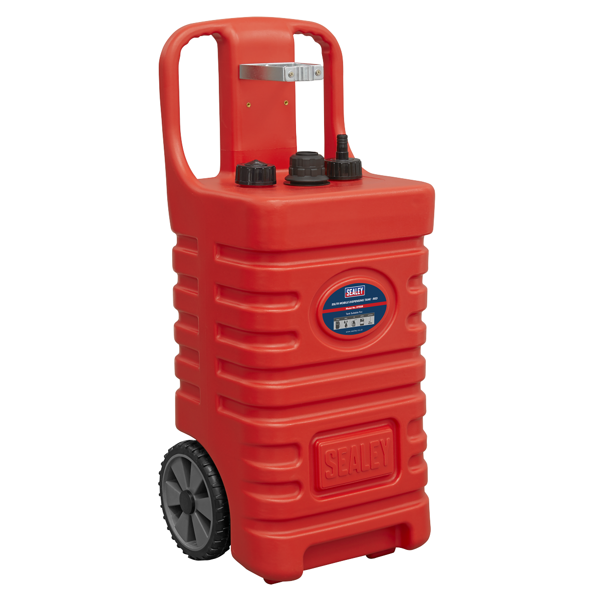 Sealey Mobile Dispensing Tank - Red 55ltr