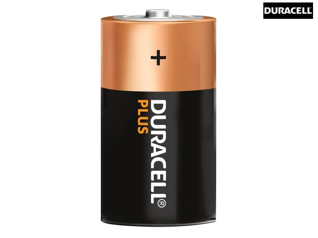 Duracell D Cell Plus Power LR20/HP2 Batteries (Pack 2)