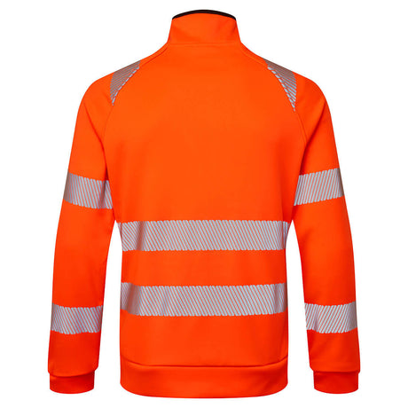 Portwest DX4 Hi-Vis Funnel Neck Sweatshirt #colour_orange-black