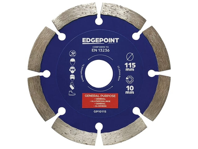 EdgePoint GP10115 General-Purpose Diamond Blade 115mm