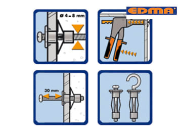 Edma Ultra Fix Metal Anchor Expansion Tool