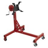 Sealey Folding 360º Rotating Engine Stand with Geared Handle Drive, 450kg Capacity