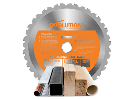 Evolution Multi-Material Saw Blade 185 x 20mm x 20T