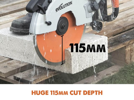 Evolution R300DCT+ 300mm Disc Cutter Kit 2400W 240V