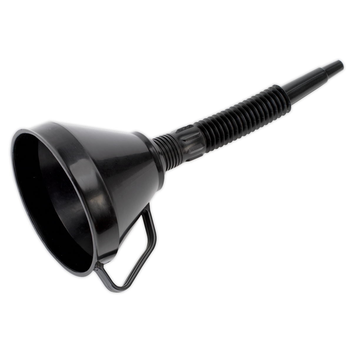 Sealey Funnel with Flexible Spout & Filter Ø160mm