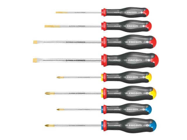 Facom Protwist® Screwdriver Set, 8 Piece