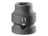 Facom 6-Point Stubby Impact Socket 1/2in Drive 11mm
