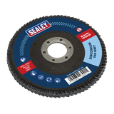 Sealey Flap Disc Zirconium Ø125mm Ø22mm Bore 120Grit