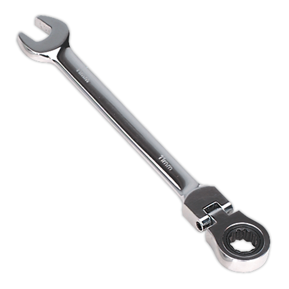 Sealey Flexi-Head Ratchet Combination Spanner 11mm