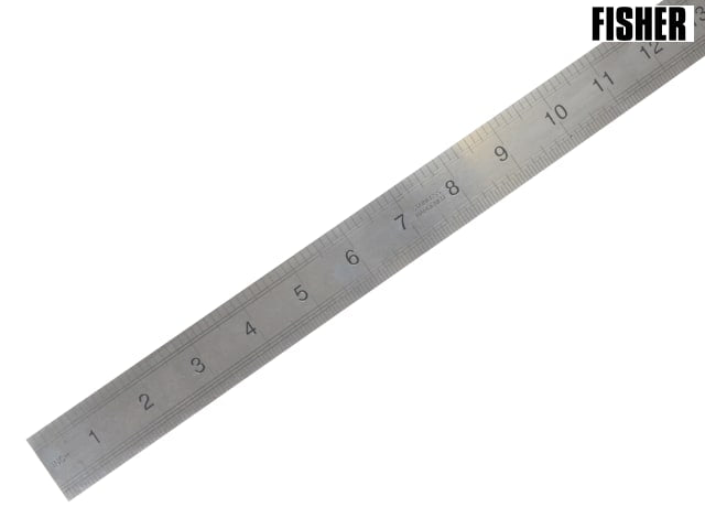 Fisher F124ME Steel Rule 600mm / 24in