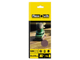 Flexovit 1/3 Sanding Sheets Plain Medium 80 Grit (Pack 10)