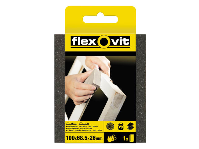 Flexovit Sanding Sponges Standard Fine/Medium