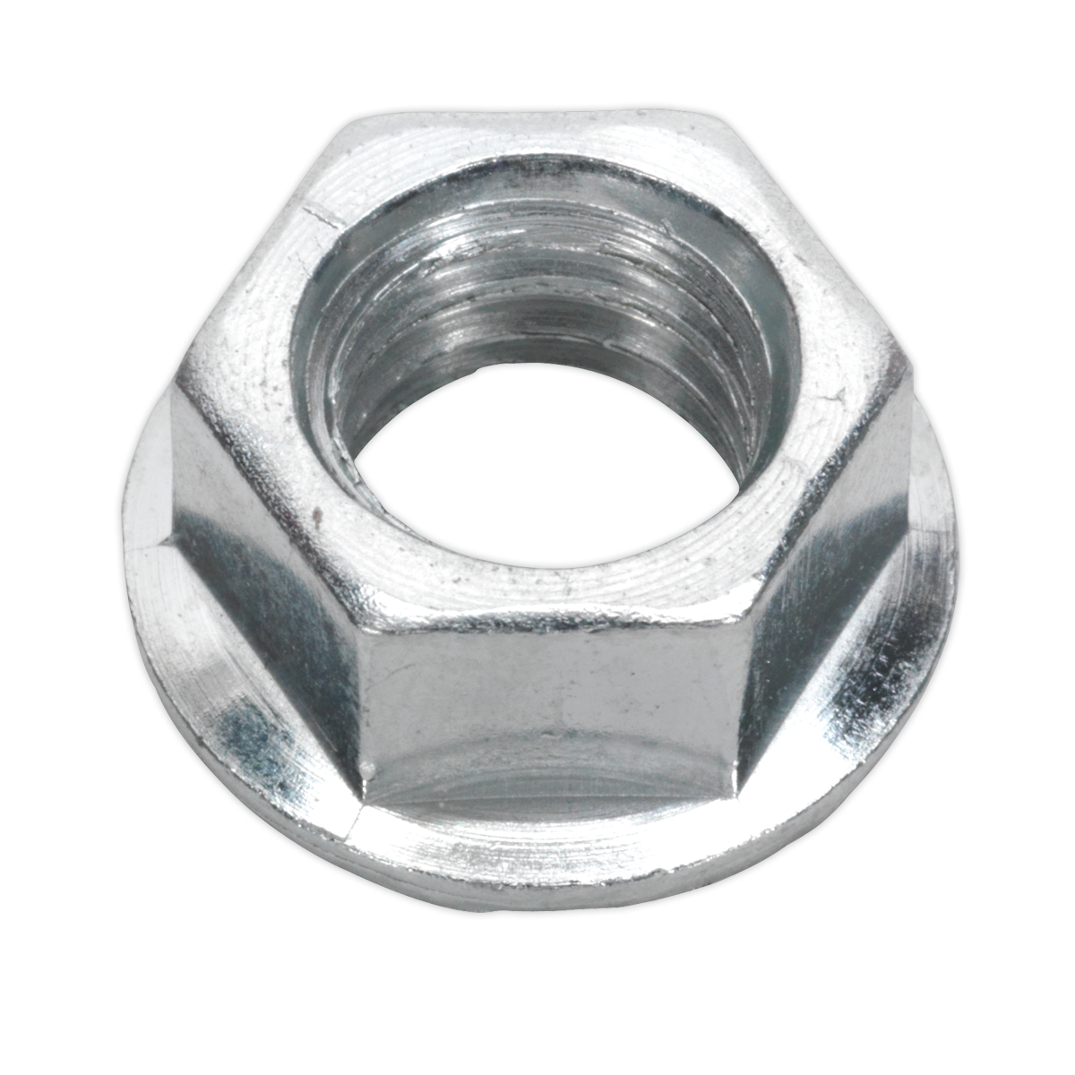 Sealey Flange Nut Serrated M10 Zinc Pack of 100