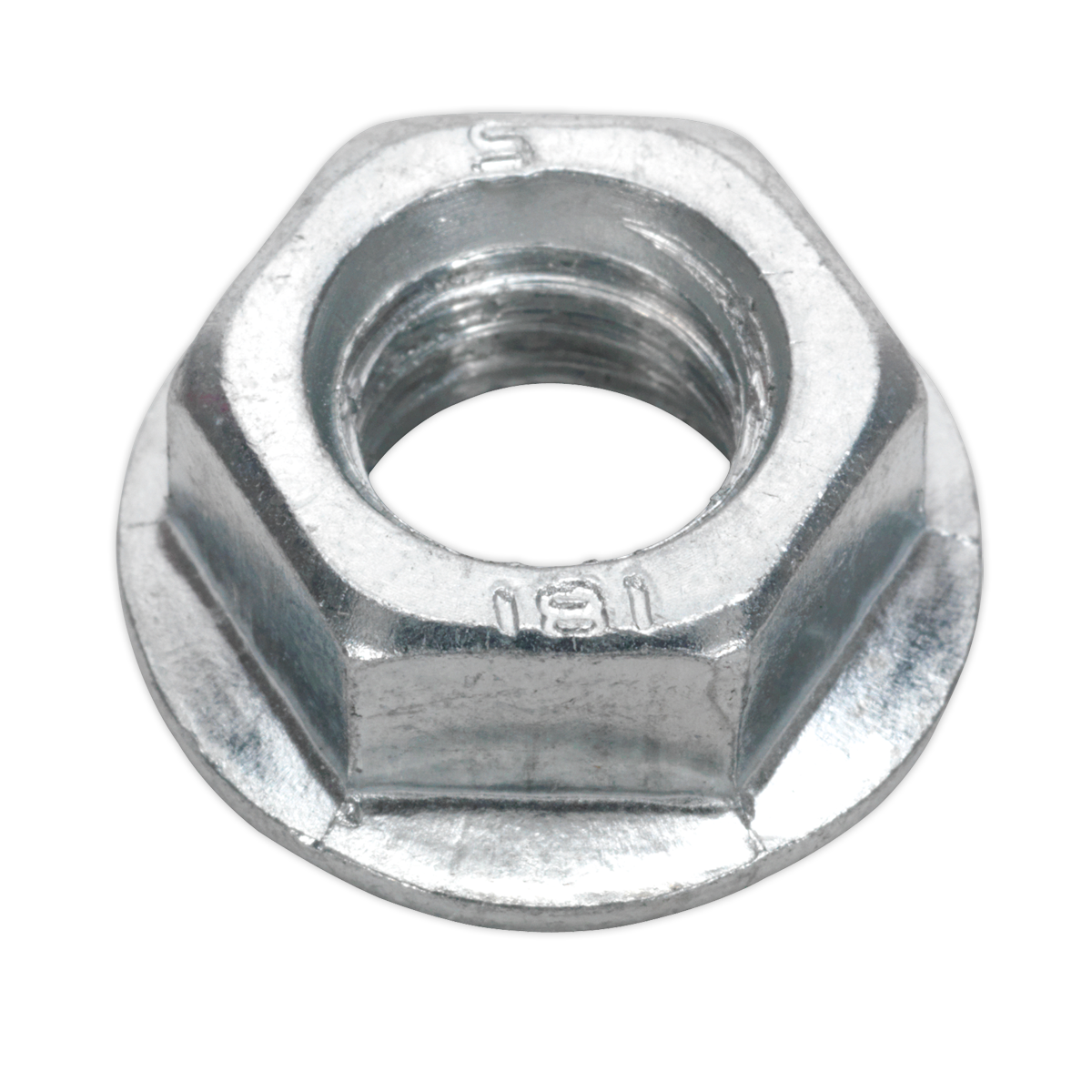 Sealey Flange Nut Serrated M12 Zinc Pack of 50