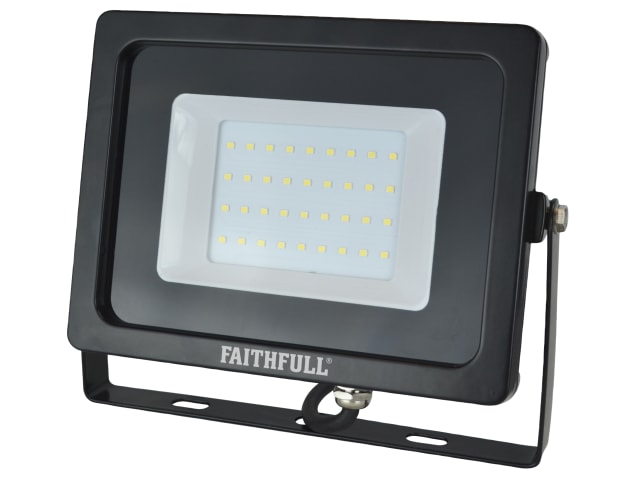 Faithfull Power Plus SMD LED Wall Mounted Floodlight 30W 2400 lumen 240V