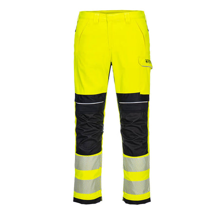 Portwest PW3 FR Hi-Vis Work Trousers #colour_yellow-black