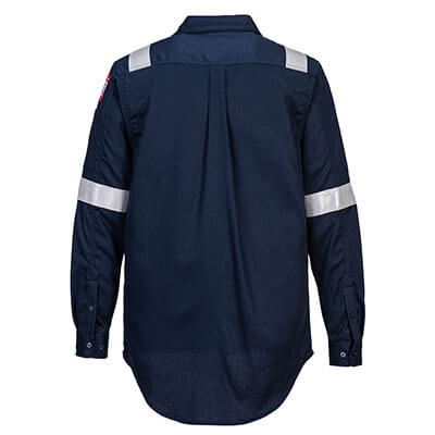 Portwest FR Lightweight Anti-static Shirt #colour_navy 