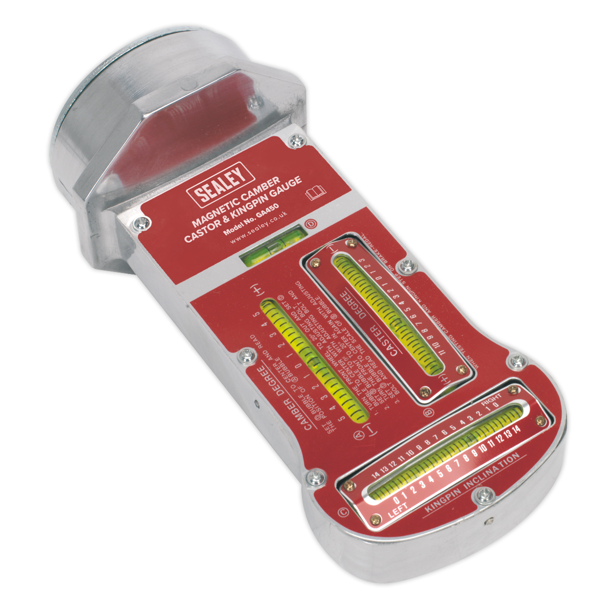 Sealey Magnetic Camber Castor & Kingpin Gauge