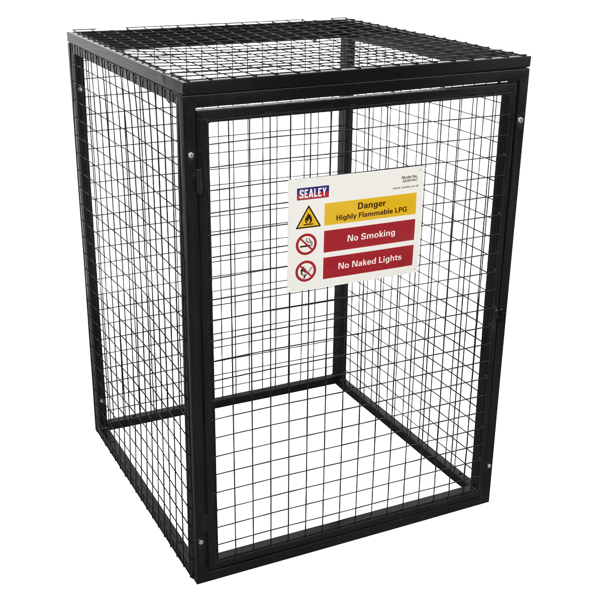 Sealey Safety Cage - 4 x 47kg Gas Cylinders