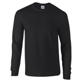 Gildan Ultra Cotton Adult Long Sleeve T-Shirt - Black