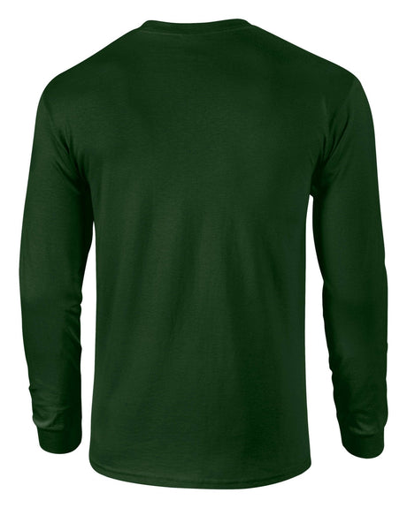 Gildan Ultra Cotton Adult Long Sleeve T-Shirt - Forest