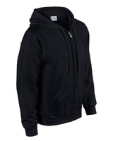 Gildan Heavy Blend Full Zip Hooded Sweatshirt - Black