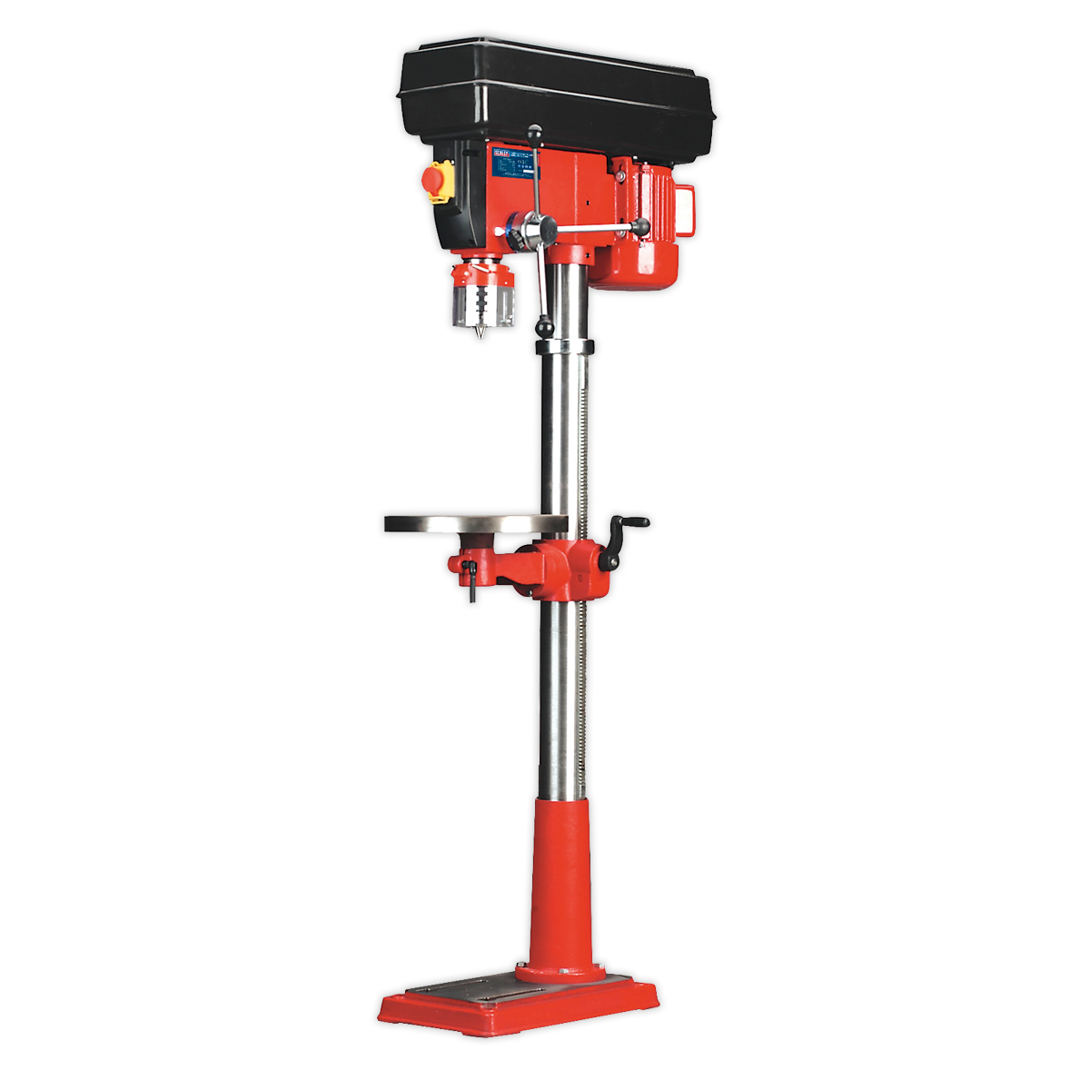 Sealey Pillar Drill Floor Variable Speed 1630mm Height 650W/230V