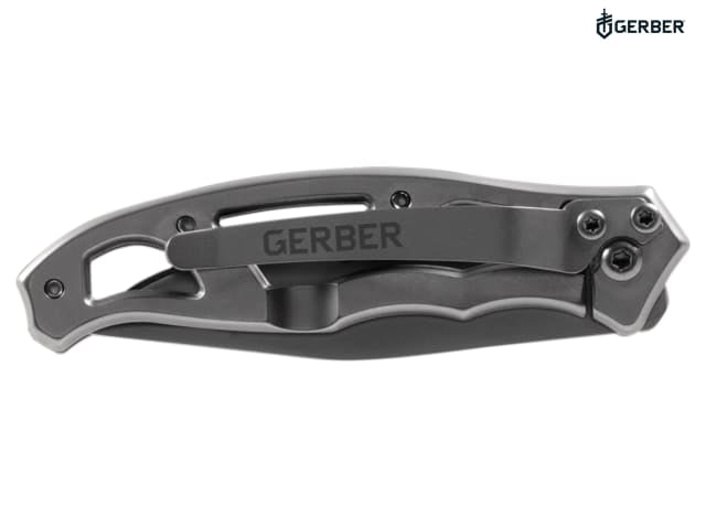 Gerber Paraframe Mini SS Folding Clip Knife - Fine Edge