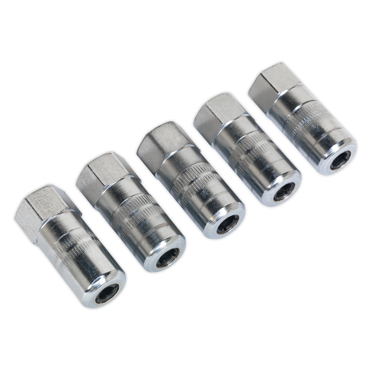 Sealey Hydraulic Connector 4-Jaw Heavy-Duty 1/8"BSP Pack of 5