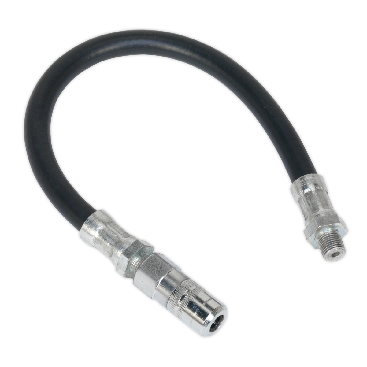 Sealey Rubber Delivery Hose with 4-Jaw Connector Flexible 300mm 1/8"BSP Gas