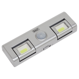 Sealey Auto Light 1W COB LED with PIR Sensor 3 x AA Cell